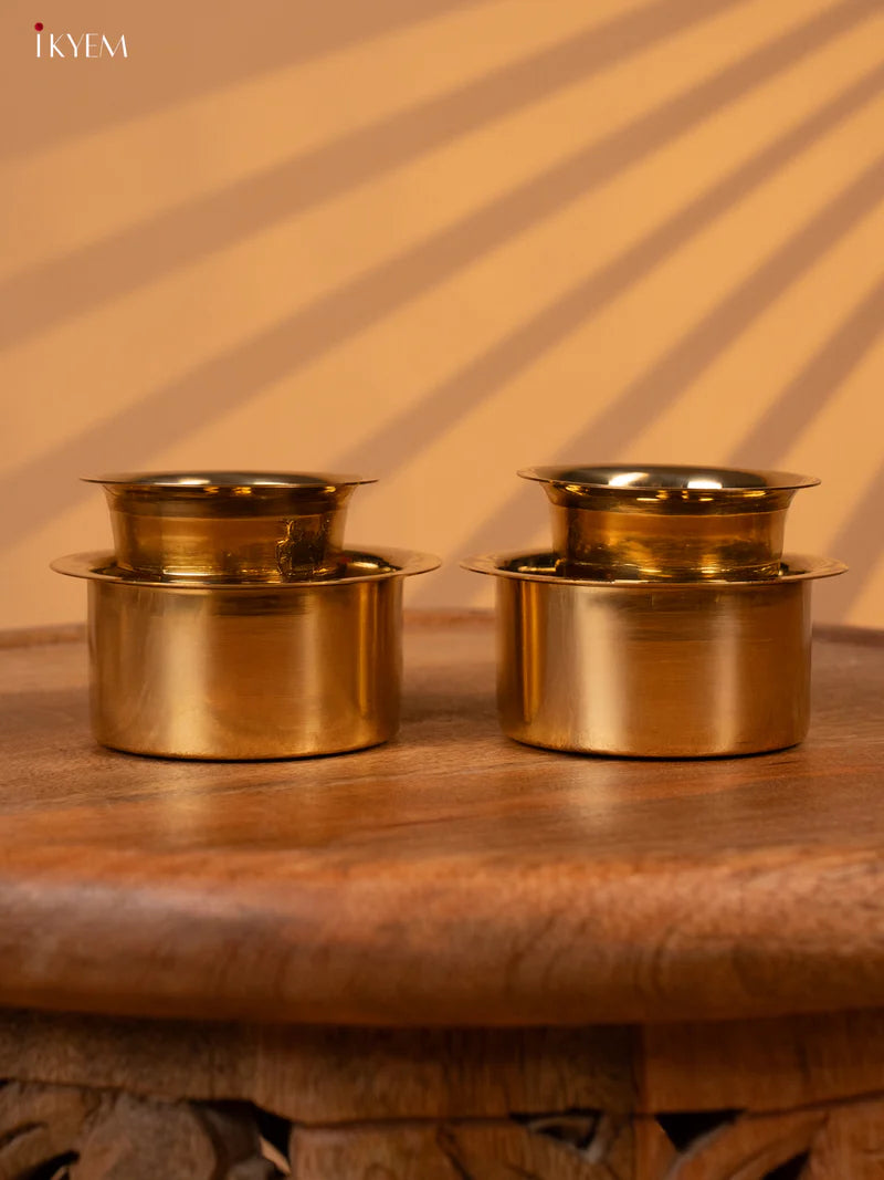 Brass Dabara Set of 2 - KK26128