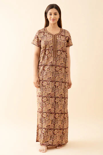 Kalamkari Printed Nighty