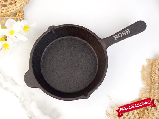 Omlet Pan - Cast Iron Non Grinded .
