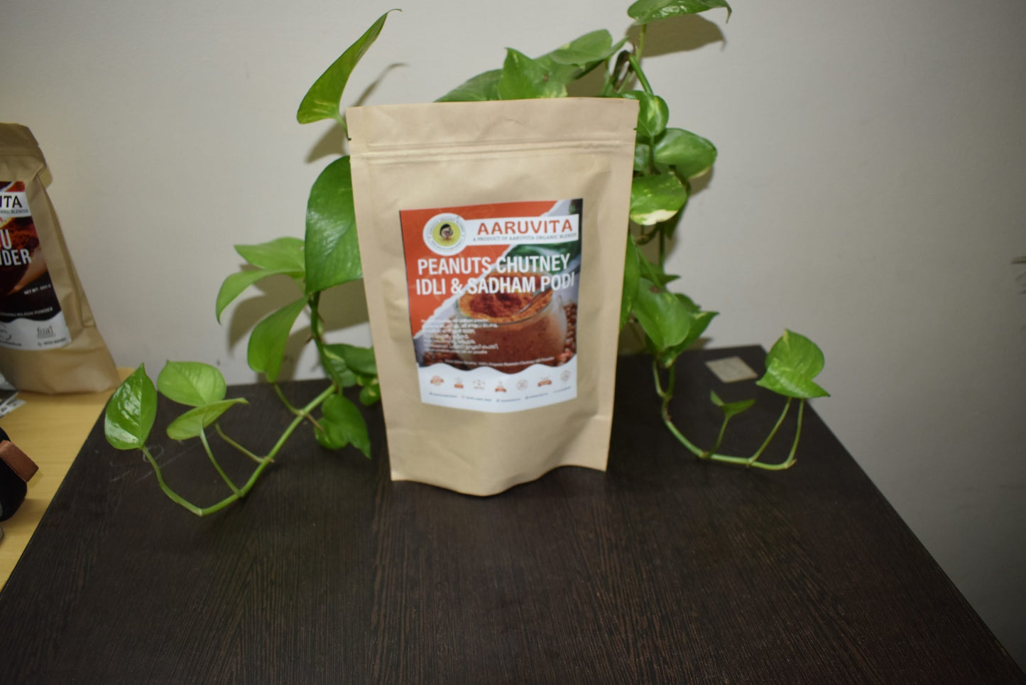 Peanuts Chutney Idly & Sadham Podi