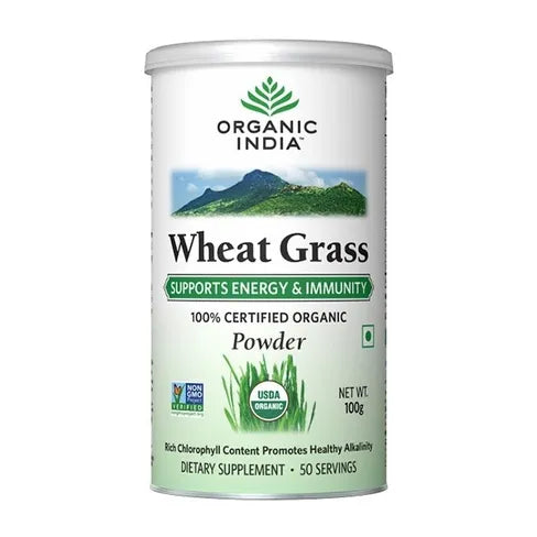 Organic India Wheat Grass Whole Leaf Powder