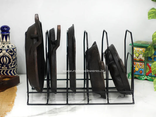 Storage Stand - Iron - Square Big . Suitable for storage of 9 to 10 products.