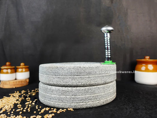 Thirugai - Hand Rotating Grinding Stone .