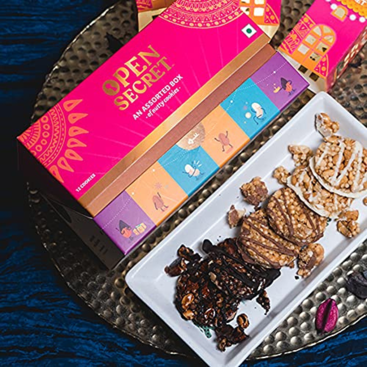 Open Secret Chocolate Celebration Gift Box | 12 cookies Pack | 150gm each