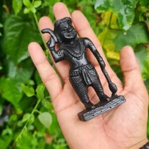 Karungali Hanuman Statue 4 Inch
