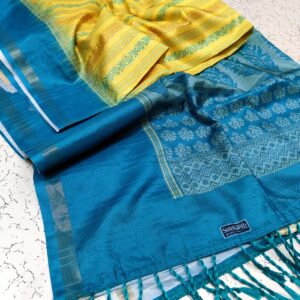 Silkworm Cotton Saree