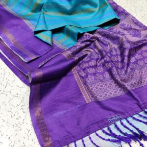 Silkworm Cotton Saree