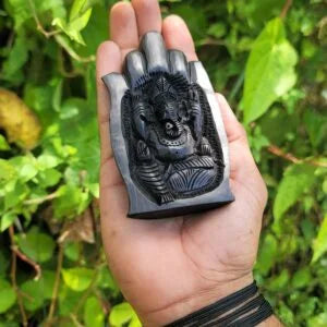 Karungali Welcome Ganesh 4inch