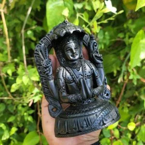Karungali Vishnu Statue 6 inch