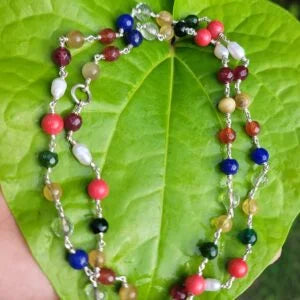 Orginal Navarathna mala silver