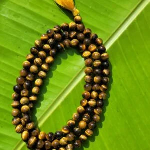 Tiger Eye Gemstone Mala 108 Pearls