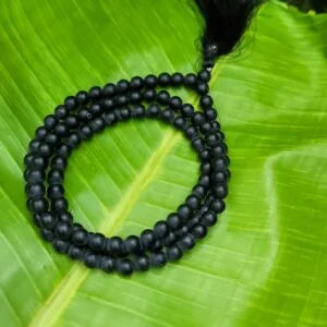 Black Onyx Gemstone Mala 108 Pearls