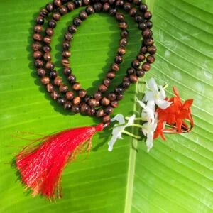Red Tiger Eye Gemstone Mala 108 Pearls