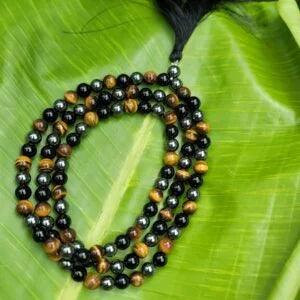 Triple Protection Gemstone Mala 108 Pearls