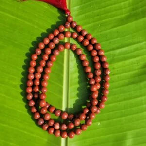 Red Jasper Gemstone Mala 108 Pearls