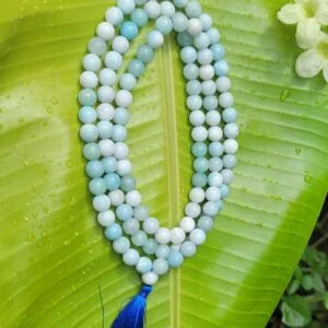 Amazonite Gemstone Mala 108 Pearls