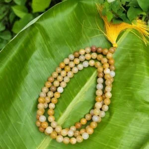 Yellow aventurine Gemstone Mala 108 Pearls