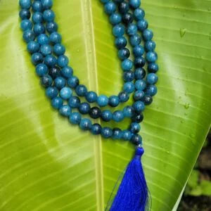 Apatite Gemstone Mala 108 Pearls