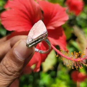 Rhodochrosite Gem Ring