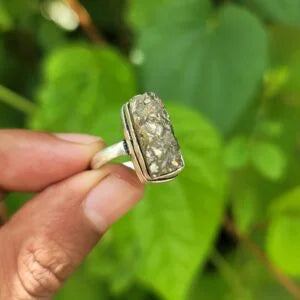 Pyrite Gem Ring
