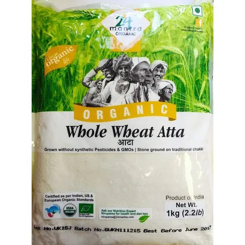 24 Mantra Organic Whole Wheat Atta
