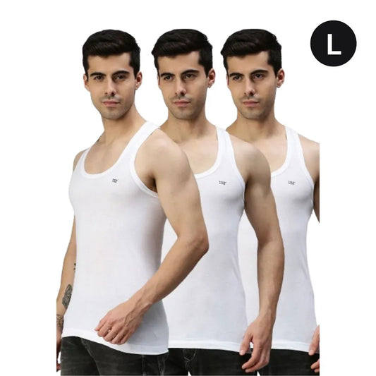 Lux Cozi 100% Cotton Men's Vest - 90 cm | Superior Comfort and Breathability