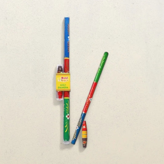 Desi Toys Gilli Danda Set - Traditional Outdoor Game for Children