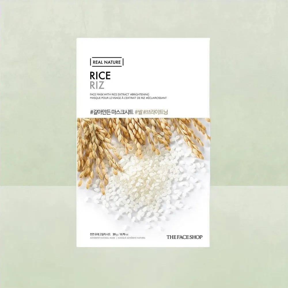 The Face Shop Real Nature Rice Face Mask (Rice)