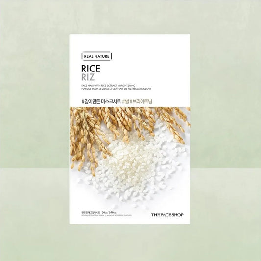 The Face Shop Real Nature Rice Face Mask (Rice)
