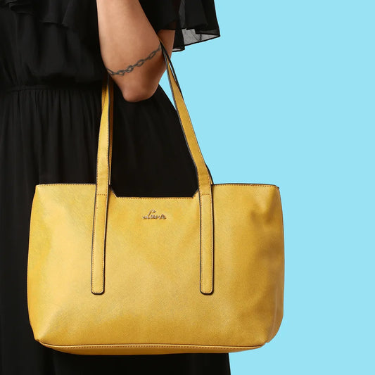 Lavie Synthetic Leather Tote Bag - M