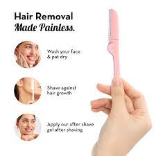 Plush Foldable Face Razor for Women