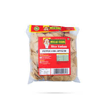 Mylai Iyers Pepper Coin Appalam - 200 Gms | Pepper Coin Papad/ Pepper Appalam/ Pepper Papad