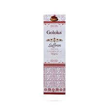 Goloka Seva Saffron Masala Incense Sticks - 40 Gms | Agarbathi/ Agarbatti for Pooja