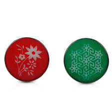 Rangoli Stensil Set - 2 Pcs - 4 Inches | Kolam Stencil/ Rangoli Jali/ Rangoli Stencil for Floor