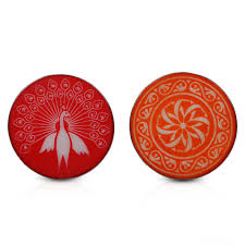 Rangoli Stensil Set - 2 Pcs - 8 Inches | Kolam Stencil/ Rangoli Jali/ Rangoli Stencil for Floor