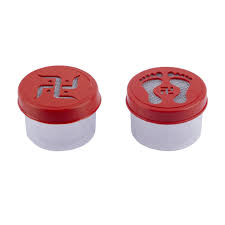 Rangoli Dabba Set - 1.5 Inches | 2 Pcs/ Rangoli Stencil Box/ Rangoli Dabbi for Pooja Room Decor