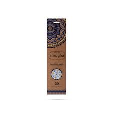 Amogha Kasthuri Musk Incense Sticks - 20 Sticks | Exhilarating and Energizing Agarbatti/ Agarbathi for Pooja