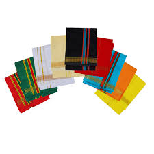 Navagraha Vastram - 1 Mtr - Rudraksha Border | Navagraha Cloth Set/ Navagraha Colour Clothes for Deity