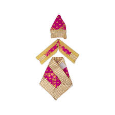 Sai Baba Dress Set - 2 x 6 Inches | Sai Baba Clothes/ Sai Baba Vastra for Deity