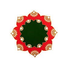 Rangoli Sticker - 11 Inches | Artificial Rangoli Design/ Kolam Stickers for Floor