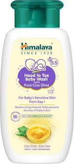 Himalaya Head to Toe Baby Wash with Pure Cow Ghee