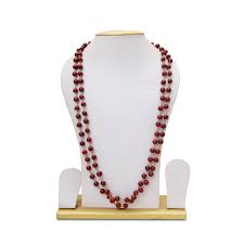Chandan Mala with Copper Knot - 29 Inches | 108 Beads Sandalwood Mala/ 8 mm Japa Mala for Men & Women