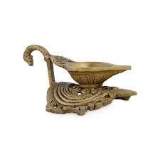 Antique Brass Deep with Stand - 3 x 7 Inches