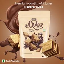 Unibic Qubz Belgium Chocolate Wafer Cube