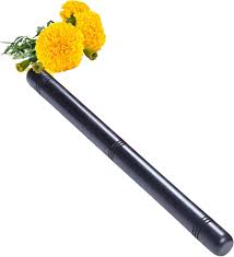 Karungali Kattai - 9 x 0.75 Inches | Karungali Stick/ Ebony Stick for Pooja