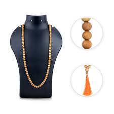 Chandan Mala - 17 Inches | 8mm/ Sandal Mala/ Kantha Mala for Meditation