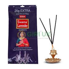 Moksh Puja Incense Sticks Zipper Pouch - Swarna Lavender