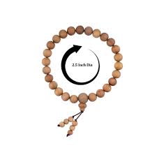 Chandan Bracelet - 2.5 Inches | 10 mm/ Chandan Hand Band/ Sandal Bracelet/ Jewellery for Men & Women