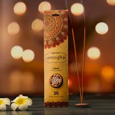 Iris Amogha Loban Natural Incense Sticks - 20 Sticks | Agarbatti/ Agarbathi for Pooja