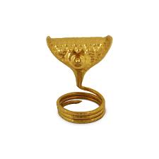 Brass Nagam Idol - 4 Inches | Brass Naag/ Snake Statue for Pooja/ 60 Gms Approx